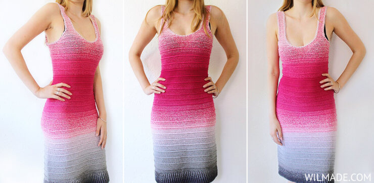 Simple Dress to Impress free crochet pattern