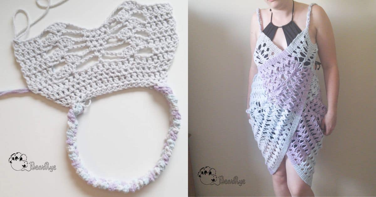 It's a Wrap Summer Dress free crochet pattern